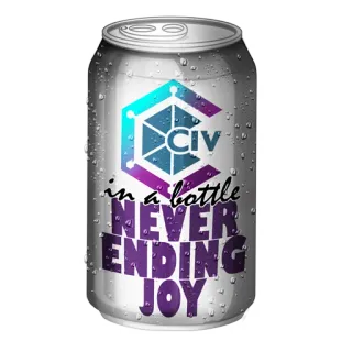 🍺 f79d37dc CIV
in a bottle
NEVER
ENDING
JOY Dose, Getränk, Trinken, Limo, Freude telegram sticker