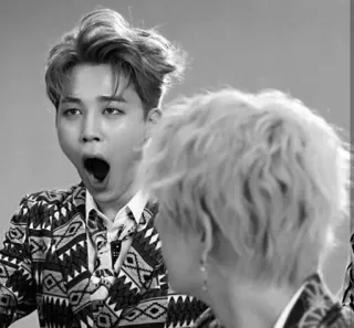 🦋 490a932c bocejo, entediado, cansado, preto e branco, homem, retrato telegram sticker