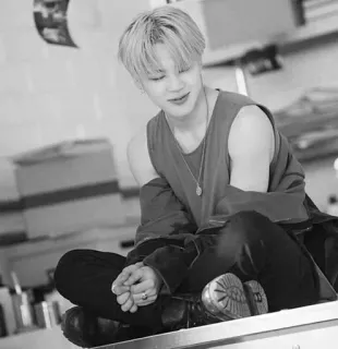 🦋 dfc1dac6 Jimin kpop, cantor, idol, jimin, bts, música telegram sticker