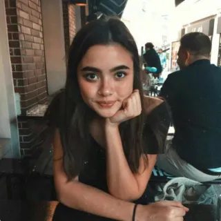 ❤️ a48f3b02 女性, ポートレート, 若い女性, ブルネット, 人 whatsapp sticker