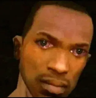 🥲 5fcb0c43 CJ Grand Theft Auto: San Andreas CJ, Grand Theft Auto, San Andreas, Meme, Videogame, Personage telegram sticker