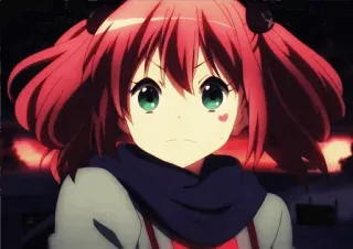 😕 0d07d1ea Anime, Dziewczyna, Kreskówka, Słodkie, Postać, Ilustracja telegram sticker