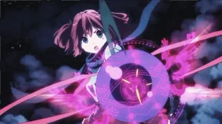 ✨ d595aa15 Anime dziewczyna, Magia, Akcja, Fantasy, Postać, Kreskówka, Ilustracja telegram sticker