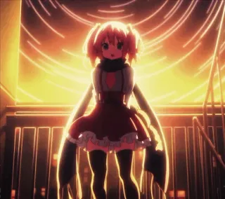 💫 e6c3d8db Anime, Dziewczyna, Kawaii, Słodkie, Ilustracja, Kreskówka telegram sticker