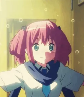 😥 fc5b5438 Anime, Dziewczyna, Kreskówka, Słodkie, Manga telegram sticker