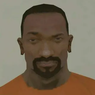 🌟 b32955cd Carl Johnson Grand Theft Auto: San Andreas CJ, GTA, San Andreas, Videospiel, Charakter telegram sticker