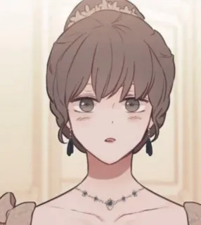 🅾 e68b8deb 女人, 卡通, 裙子, 皇冠, 珠宝, 动漫 telegram sticker