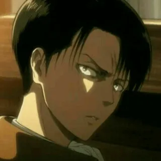 🖤 8021d271 Levi Ackerman Attack on Titan Anime, Manga, Levi, Attack on Titan, Karakter, Ackerman telegram sticker