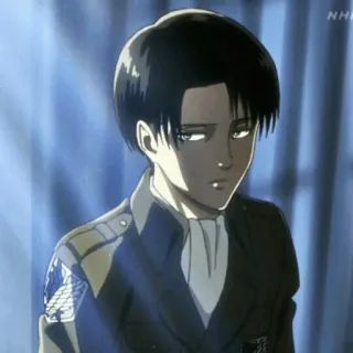 🖤 b4ce727c Levi Ackerman Attack on Titan Anime, Levi Ackerman, Attack on Titan, Manga, Karakter telegram sticker