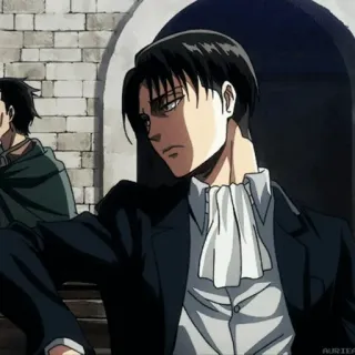 🖤 c68b2304 Levi Ackerman Attack on Titan Anime, Manga, Levi, Attack on Titan, Karakter, Fanart telegram sticker