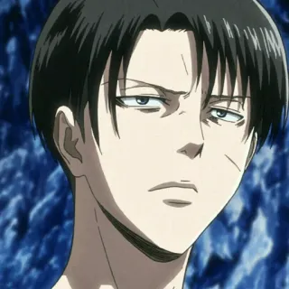 🖤 d8499fa0 Levi Ackerman Attack on Titan anime, karakter, levi, ackerman, attack on titan telegram sticker