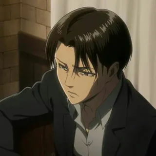 🖤 efc229c7 Levi Ackerman Attack on Titan Anime, Levi, Attack on Titan, Serius, Manga, Tentara, AoT telegram sticker