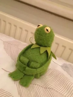 💚 2d750e3d Kermit Kermit the Frog, muppet, puppet, green, toy, plush, Kermit telegram sticker