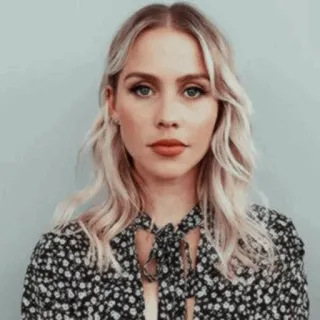 🗽 ad9d7fdc mujer, rubia, retrato, persona, cara, hermosa whatsapp sticker