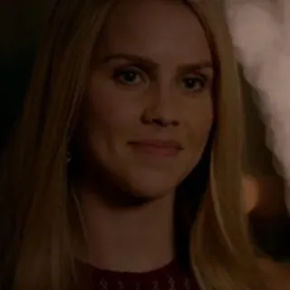 🗽 cdbe708c Rebekah Mikaelson The Originals rubia, vampiro, serie de tv, actriz, retrato whatsapp sticker