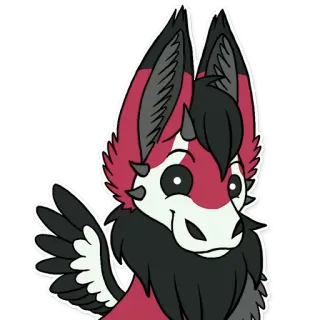 🙂 30e5bb52 Furry, Tier, Cartoon, Anthro, Sticker telegram sticker