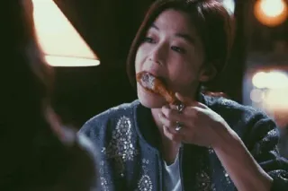 🍸 82bc2939 еда, женщина, еда, жареная курица telegram sticker