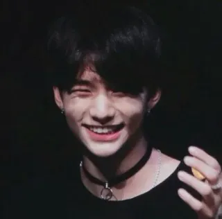 🤣 d13973ca homem, pessoa, sorriso, feliz, retrato, k-pop, hyunjin telegram sticker