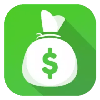 ♻ e28ca921 money bag, dollar sign, finance, wealth, currency, green telegram sticker