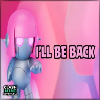 ⏺ 715078bc I'll be back Roboter, Cyberpunk, Spiel, Clash Mini, Ich komme wieder, Android telegram sticker
