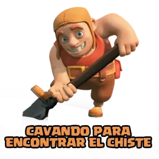 🐻 094ed3f2 CAVANDO PARA ENCONTRAR EL CHISTE Dessin animé, Pelle, Creuser, Blague, Mine telegram sticker