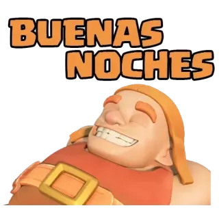 🙌 5fe38c9e BUENAS NOCHES bonne nuit, bonne nuit, fatigué, dessin animé telegram sticker