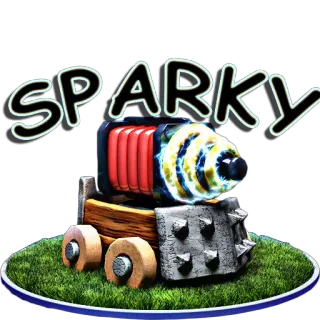 🤩 bbf52bf2 Sparky SPARKY ประกายไฟ, การ์ตูน, เกม, วิดีโอเกม, ตัวละคร telegram sticker