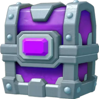 ⚱ 68c22b06 coffre au trésor, lootbox, objet de jeu, violet, argent, récompenses whatsapp sticker