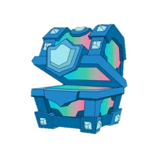 ✅ 8de9e9b5 宝箱, 宝, キラキラ, 青, 戦利品 whatsapp sticker