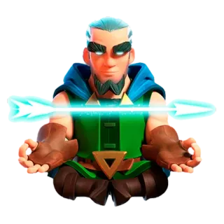 ❇️ f9ca07cc Archer Queen Clash of Clans 弓使い, ファンタジー, キャラクター, ゲーム, 矢 whatsapp sticker