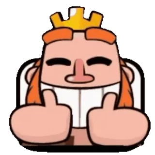 👍 14dfa56c king, middle finger, offensive, gesture, rude, cartoon telegram sticker