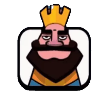 🚀 3bde7c7d King Clash Royale Clash Royale, King, game, sticker, character telegram sticker