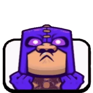 🤬 d8bcff68 character, purple, emoticon, animation telegram sticker