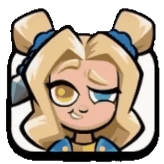 😢 e6964360 sticker, cartoon, girl, blond, character telegram sticker