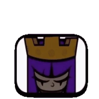 🙄 ec8ca2ab queen, crown, purple hair, cartoon, character telegram sticker