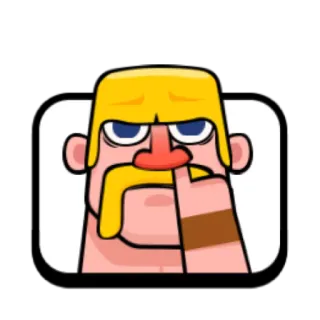 π 884c1299 Barbarian Clash of Clans clash of clans, barbarian, video game, mobile game, angry whatsapp sticker