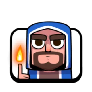 π§ e8f7c95b wizard, magic, fire, cartoon, gesture, middle finger whatsapp sticker