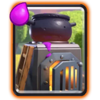 👾 5b6bc87e Clash Royale, Elixir Collector, video game, strategy game telegram sticker