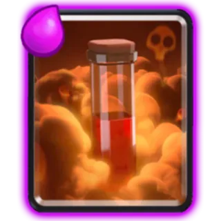 👾 beadfcbe Clash Royale video game, potion, bottle, poison, skull, card game, mobile game telegram sticker