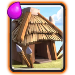 👾 c02556c3 Clash Royale Clash Royale, Goblin Hut, game, sticker telegram sticker