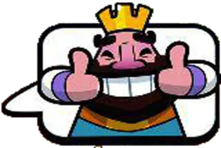👍 0b67e7f9 re, corona, pollice in su, royalties, positivo telegram sticker