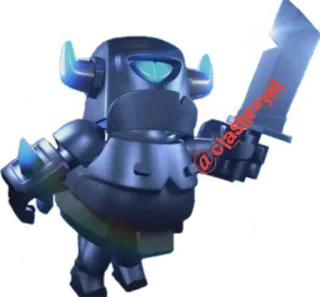 😡 47af4482 Pekka Clash Royale Pekka, Clash Royale, hiệp sĩ, kiếm, áo giáp, trò chơi, nhân vật, vũ khí telegram sticker