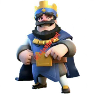 😘 b8d8be8d @clashroyal clash royale, nhân vật, trò chơi, game di động, vua telegram sticker