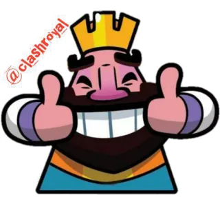 👍 c7692838 King Clash Royale @clashroyal Clash Royale, Vua, Thích, Game di động, Game chiến thuật, Phim hoạt hình, Tích cực, Biểu tượng cảm xúc telegram sticker