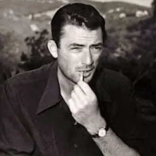 〰 6dca366f 男人, 肖像, 香烟, 演员, 复古, 黑白, 人物, 吸烟 telegram sticker