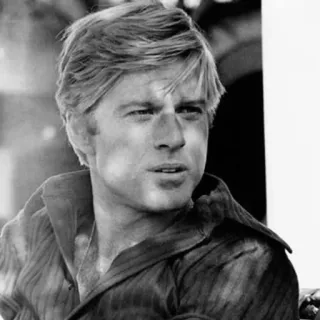 〰 c7148f76 Robert Redford 罗伯特·雷德福, 演员, 肖像, 电影明星, 名人 telegram sticker