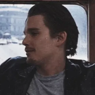 〰 e38b8b31 男人, 肖像, 男性, 侧面, 演员, 人物 telegram sticker