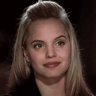 ➿ 251f226b woman, blonde, portrait, person, actress, face, smile telegram sticker