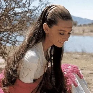 ➿ 481f9223 Audrey Hepburn actress, portrait, woman, celebrity, vintage, movie star, film telegram sticker