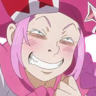 😈 286bcd5e Nonon Jakuzure Kill la Kill anime, cartoon, Kill la Kill, Nonon Jakuzure, character telegram sticker